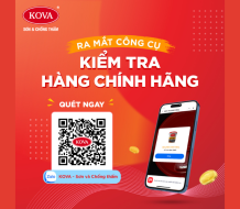 CẬP NHẬT CÔNG CỤ KIỂM TRA HÀNG CHÍNH HÃNG KOVA