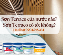 Sơn Terraco của nước nào? Sơn Terraco có tốt không?