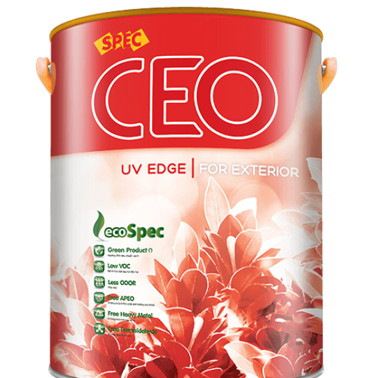 SPEC CEO UV EDGE FOR EXTERIOR - SƠN NGOẠI THẤT CAO CẤP CHỐNG BÁM BẨN, BẢO VỆ TUYỆT HẢO