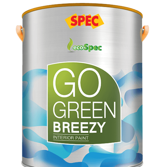 SPEC GO GREEN BREEZY INTERIOR PAINT - SƠN SPEC XANH NỘI THẤT SIÊU HẠNG
