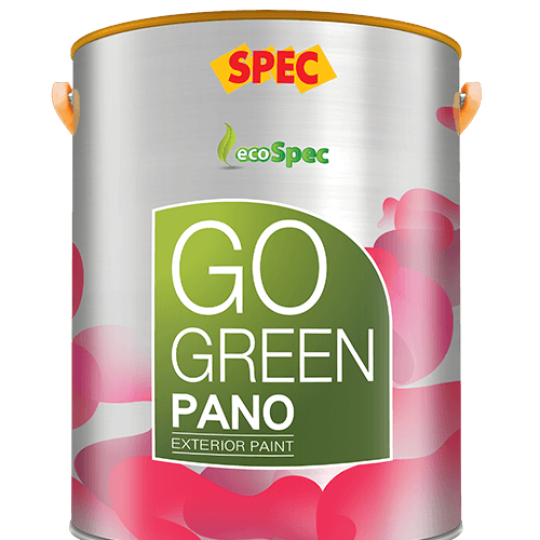 SPEC GO GREEN PANO EXTERIOR PAINT - SƠN SPEC XANH NGOẠI THẤT BẢO VỆ TỐI ĐA