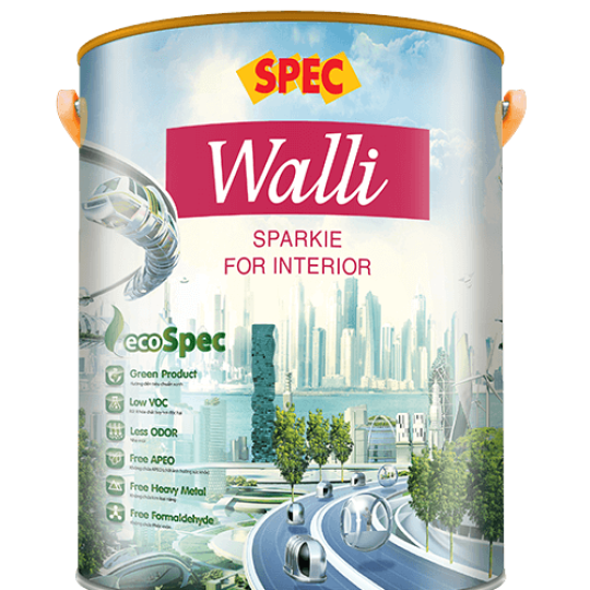 SPEC WALLI SPARKIE FOR INTERIOR - SƠN NỘI THẤT BÓNG CAO CẤP