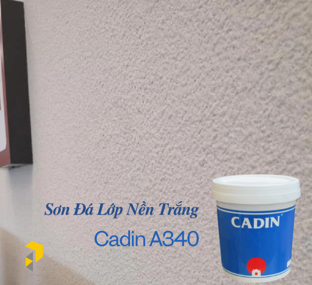 Sơn nền hạt trắng CADIN A340