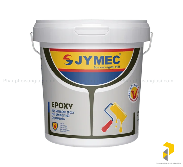 Sơn men bóng epoxy phủ sàn nội thất chịu mài mòn JYMEC