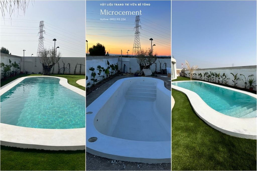 Microcement có thể thi công trên nhiều vật liệu khác nhau