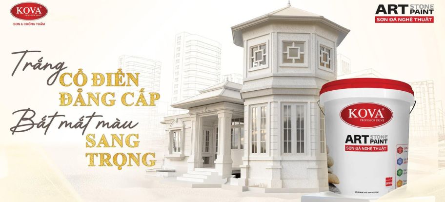 Sơn đá hạt Kova – Nghệ thuật từ sơn đá