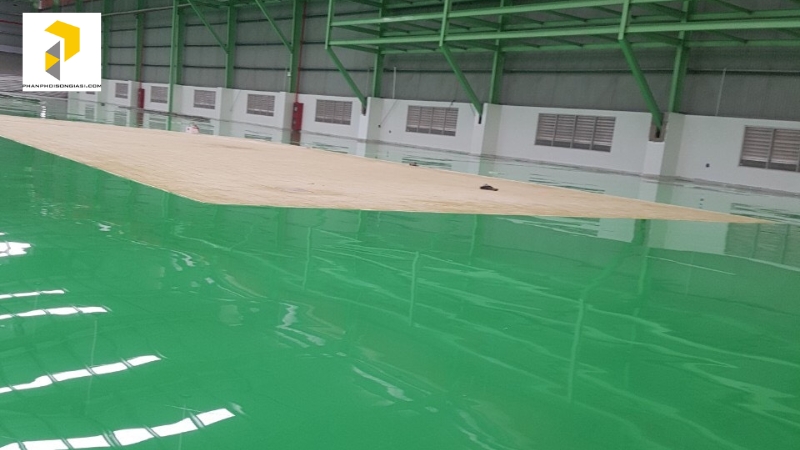 Nhà xưởng sử dụng sơn Epoxy KCC