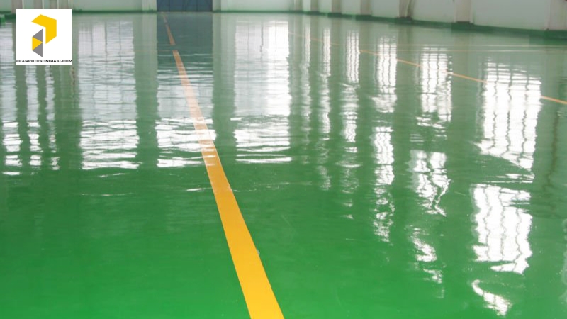 Bề mặt sàn sử dụng sơn Epoxy KCC