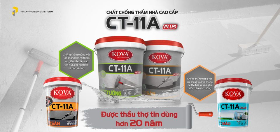 Bộ sản phẩm chống thấm Kova CT-11A