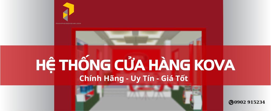 Hệ thống cửa hàng sơn Kova chính hãng toàn quốc