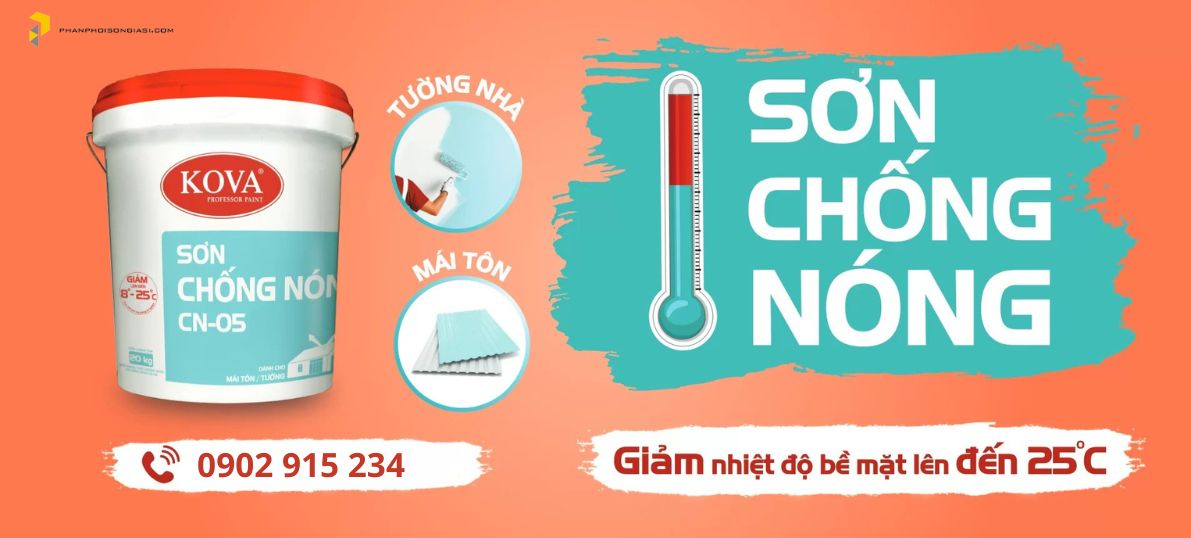 Sơn ngoại thất chống nóng đa năng KOVA CN-05