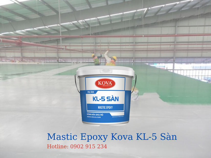 Mastic Epoxy KOVA KL-5 Sàn