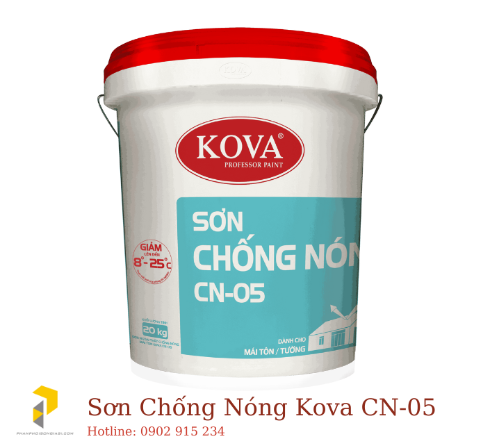 Sơn chống nóng hệ nước Kova CN-05