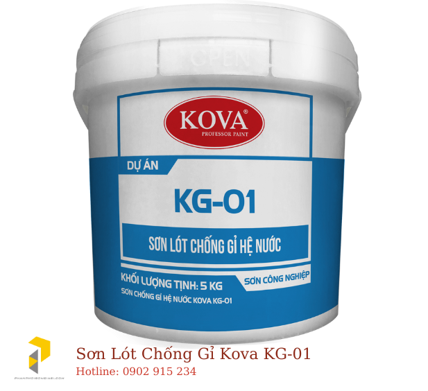 Sơn lót chống gỉ hệ nước KOVA KG-01