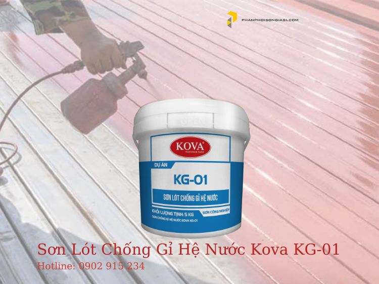 Sơn lót chống gỉ hệ nước KOVA KG-01