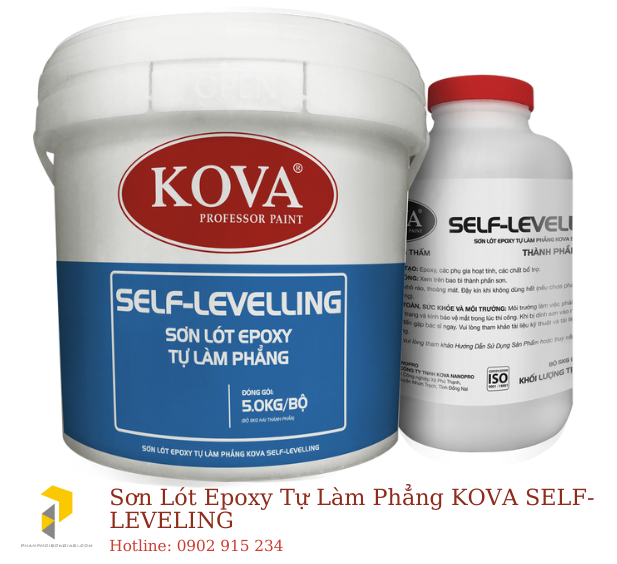 Sơn Lót Epoxy Tự Làm Phẳng KOVA SELF-LEVELING