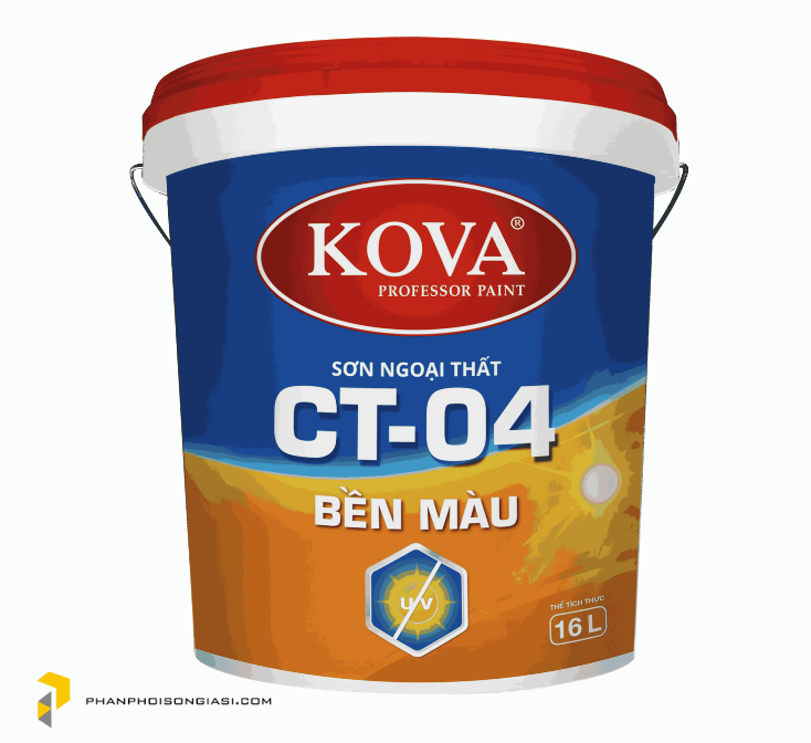 Sơn ngoại thất cao cấp KOVA CT-04 Bền Màu