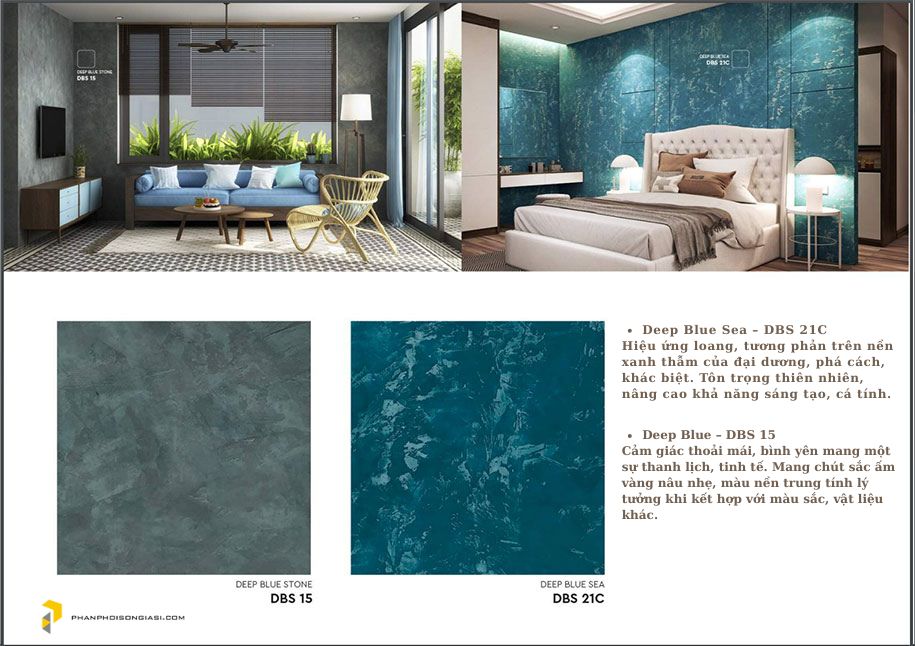 Catalogue sơn hiệu ứng bê tông xu hướng năm 2025