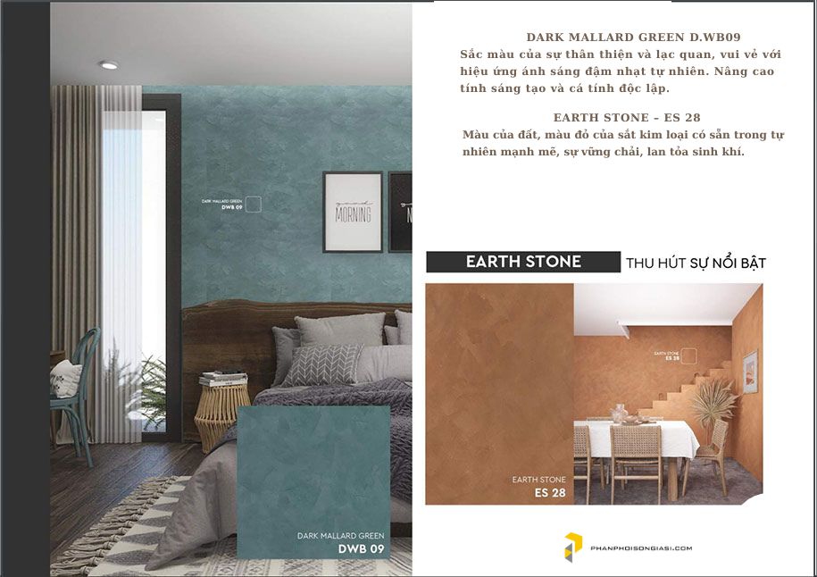 Catalogue sơn hiệu ứng bê tông xu hướng năm 2025