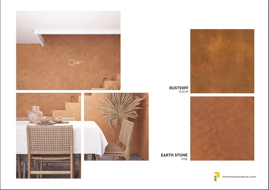 Catalogue sơn hiệu ứng bê tông xu hướng năm 2025