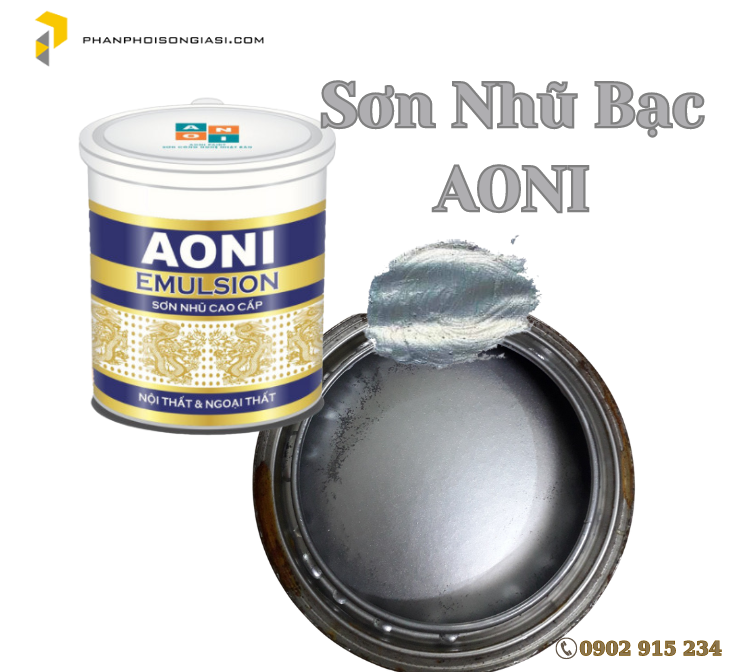 Sơn nhũ bạc cao cấp Aoni