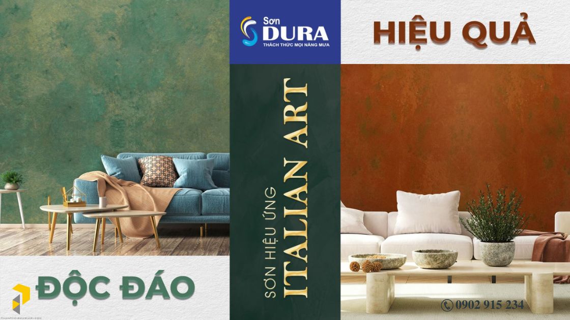 Sơn Hiệu Ứng Italian Art mang đậm phong cách nghệ thuật Ý