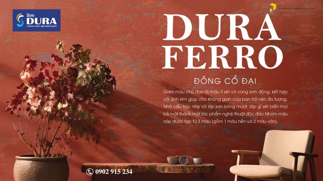 Sơn hiệu ứng rỉ sét Đồng cổ đại - Dura Ferro