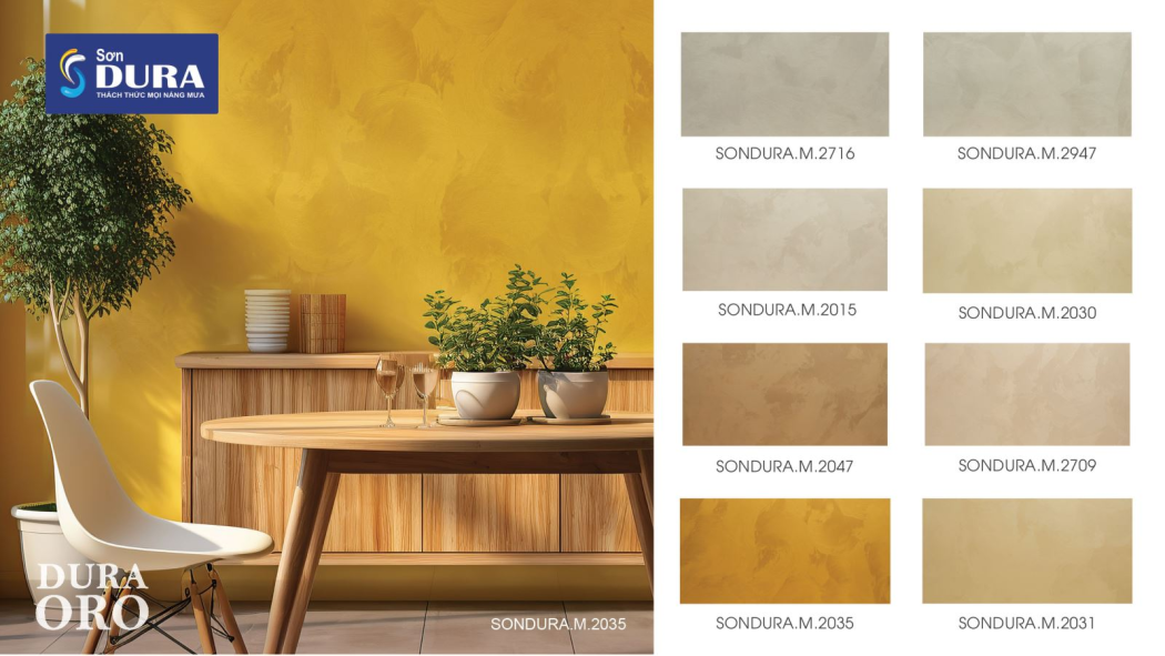 Sơn hiệu ứng kim loại Dura Oro