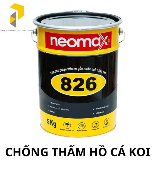Chống thấm hồ cá koi - neomax 826