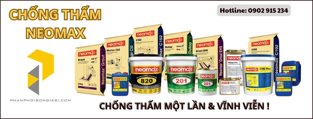 Chống thấm một lần và vĩnh viễn với Neomax
