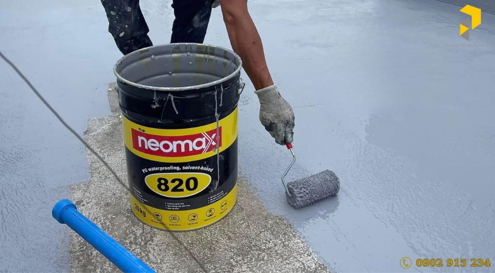 Thi công chống thấm neomax 820