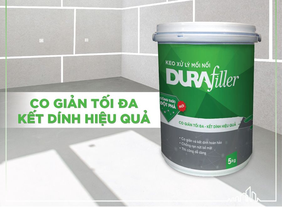 Tính năng nổi bật của sản phẩm keo xử lý mối nối DURAfiller