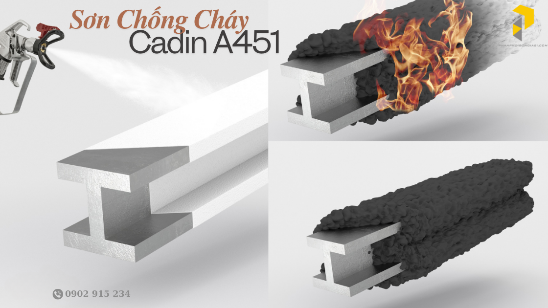 Sơn chống cháy dành cho sắt thép