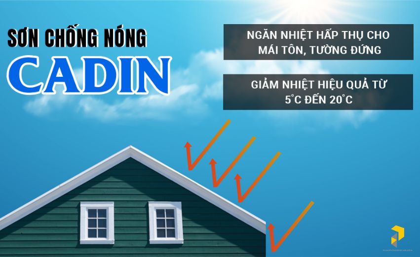 Sơn chống nóng mái tôn hệ dung môi Cadin A381