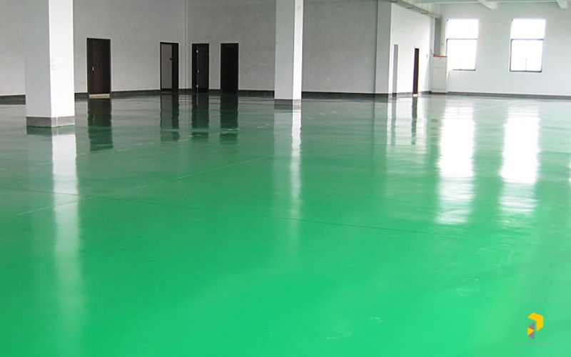 Sàn nhà xưởng sơn PU mịn, sáng bóng, chống mài mòn, bền lâu