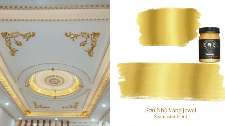 Sơn nhũ vàng Jewel Seamaster