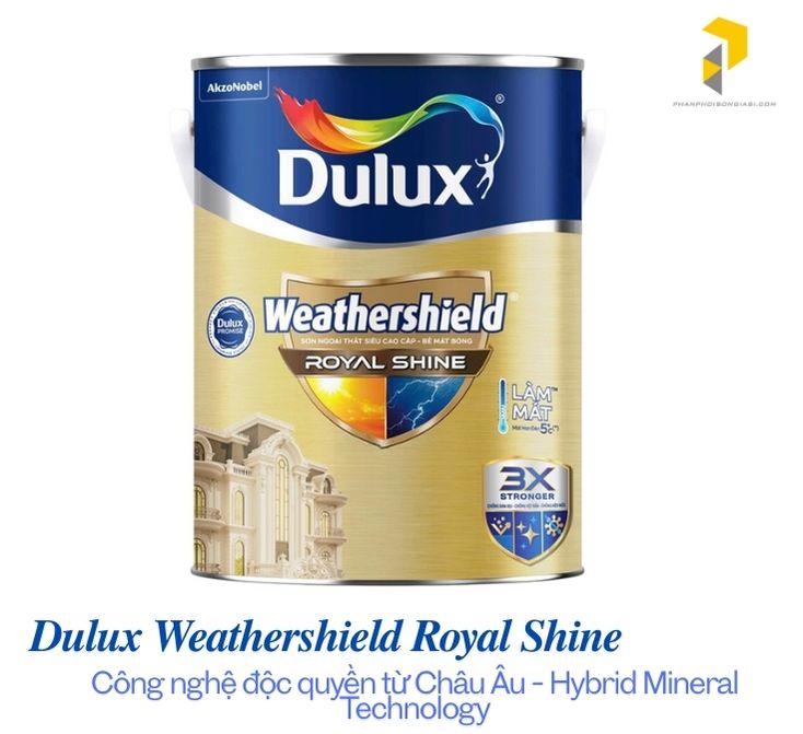 Sơn Dulux Weathershield Royal Shine - RS86