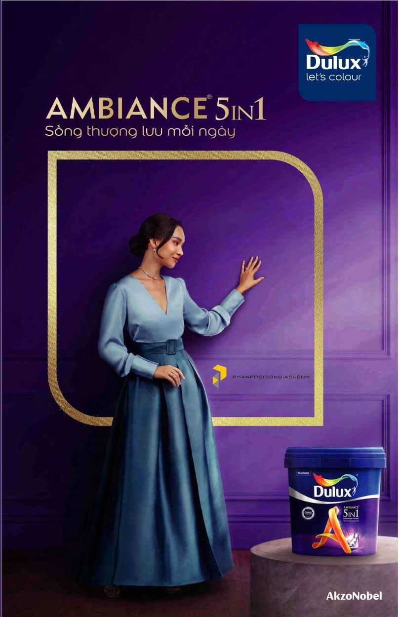 Bảng màu sơn dulux ambiance 5in1 nội thất