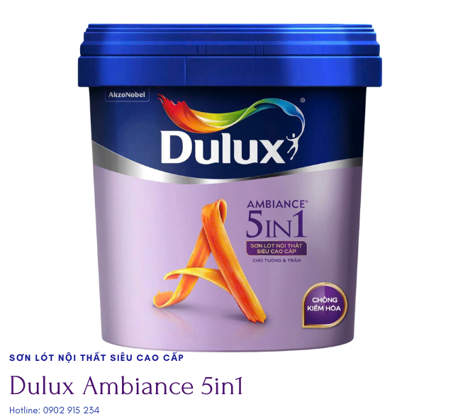 Sơn lót chống kiềm nội thất Cao cấp Dulux Ambiance A968