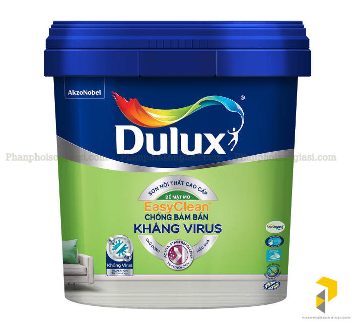 Dulux EasyClean Chống Bám Bẩn Kháng Virus