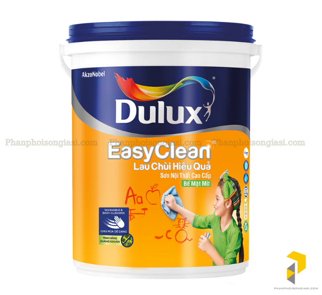 Dulux EasyClean Lau Chùi Hiệu Quả Bề Mặt Mờ A991 - 18 Lít