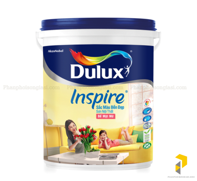 Sơn Nội Thất Dulux Inspire Sắc Màu Bền Đẹp mờ- 39A