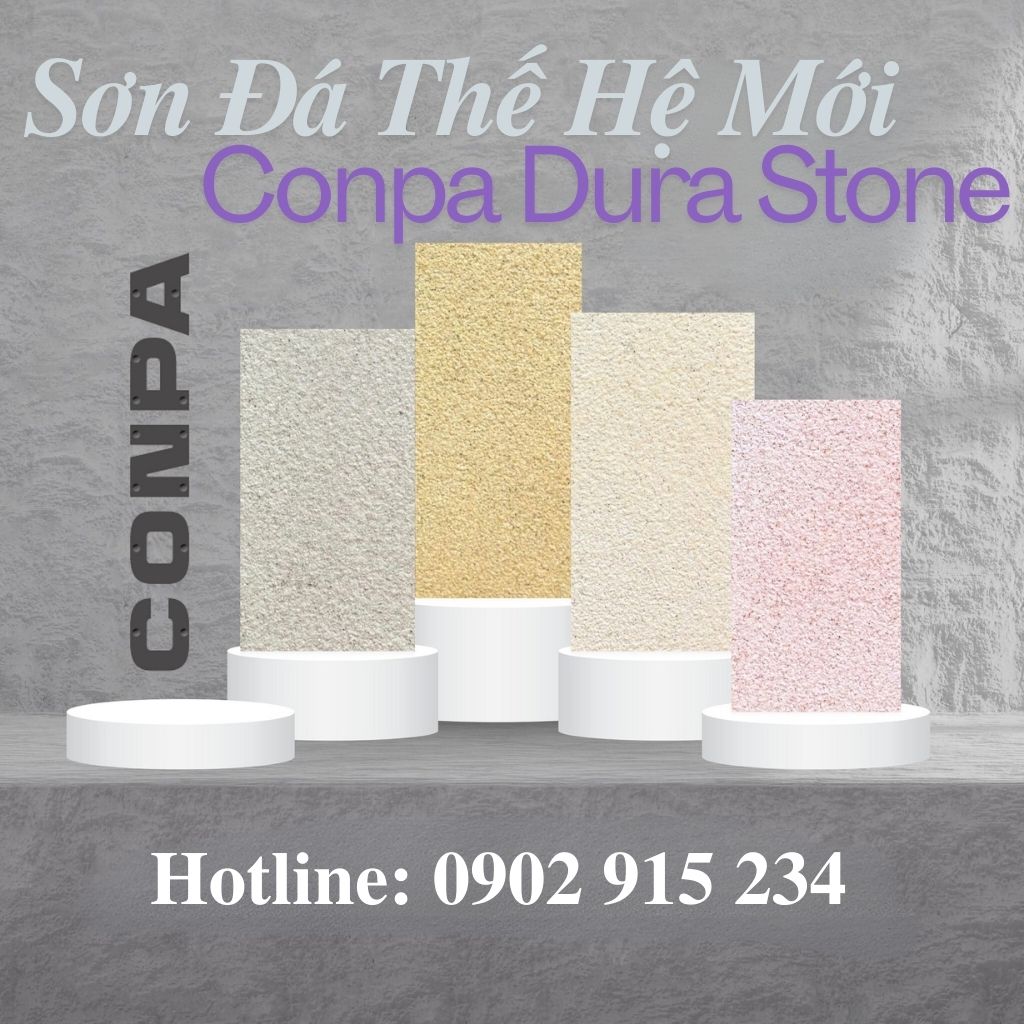 Sơn đá thế hệ mới conpa dura stone