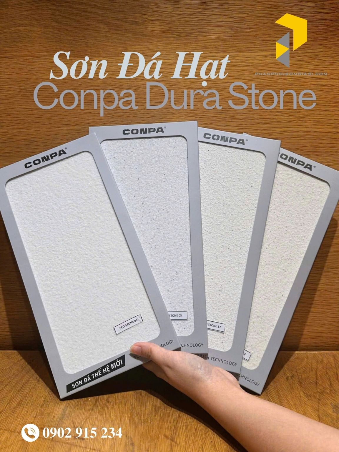 Bảng màu sơn hiệu ứng conpa