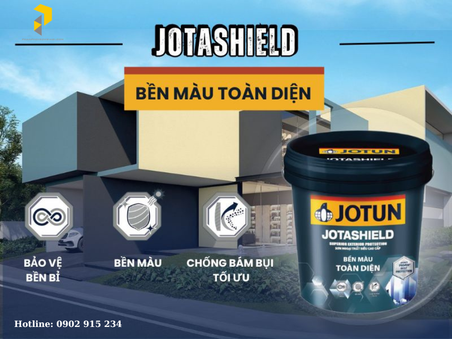 Sơn ngoại thất jotun bền màu toàn diện