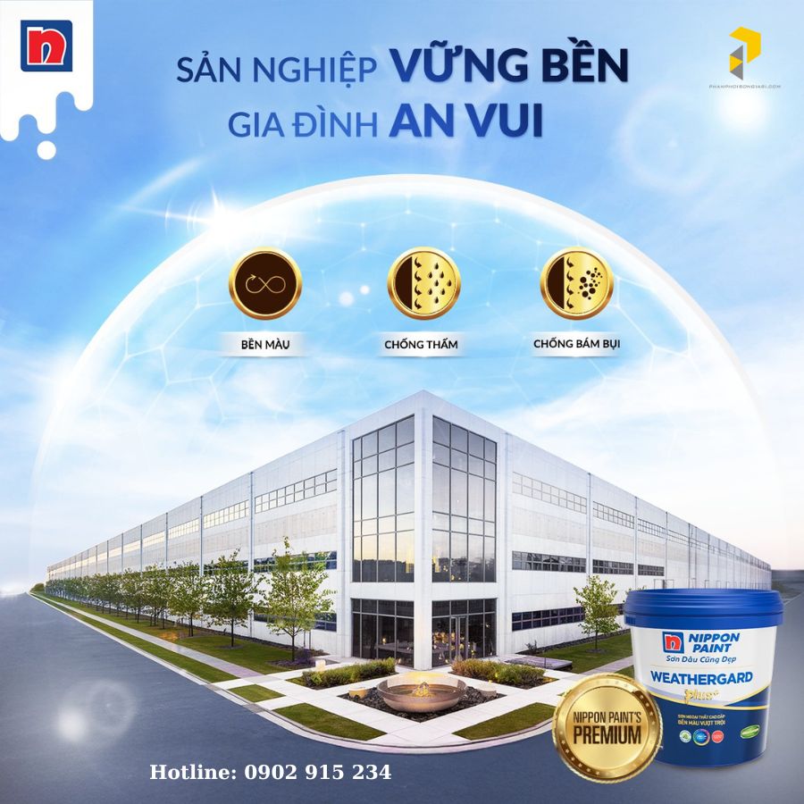 Đặc điểm nổi bật của Sơn Nippon WeatherGard Plus+