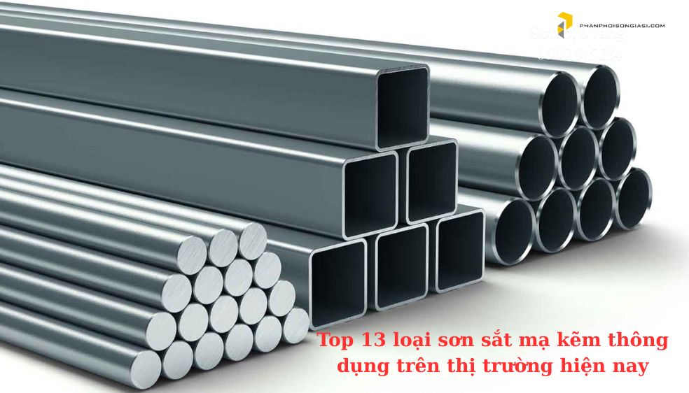 Top 13 loại sơn sắt mạ kẽm thông dụng trên thị trường hiện nay
