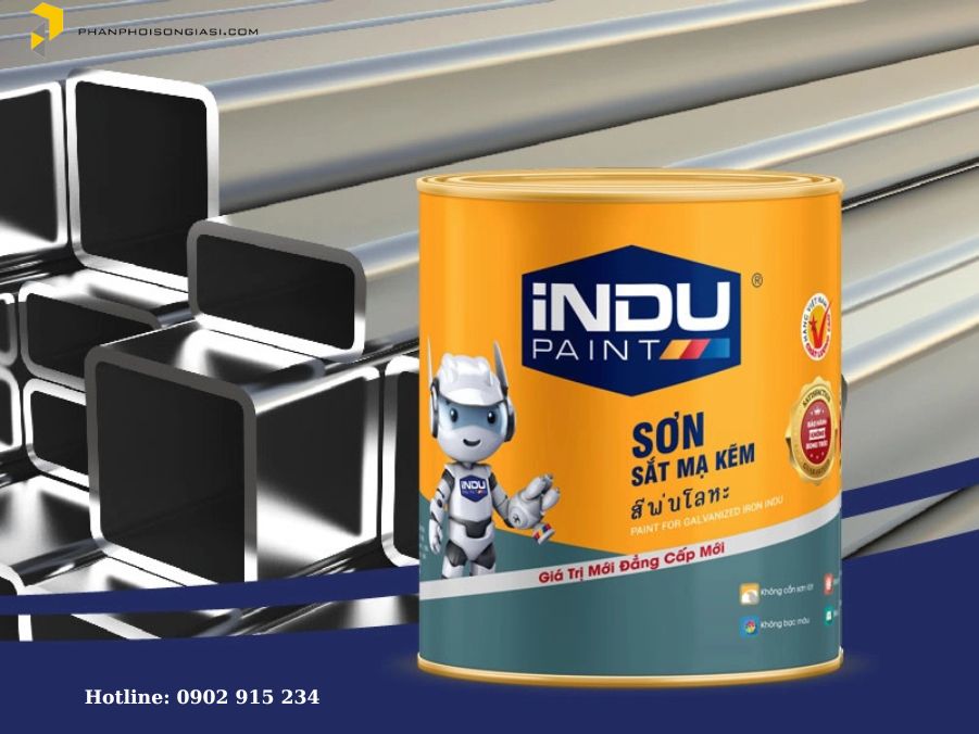 Sơn sắt mạ kẽm iNDU