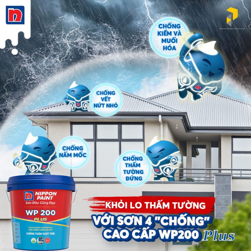 Tính năng nổi bật của Sơn Chống Thấm WP 200 Plus