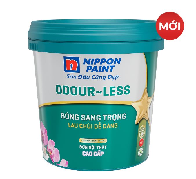 Sơn Nippon Odour-less Bóng Sang Trọng